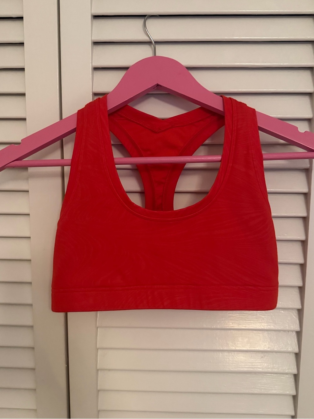 Glyder Red Racerback Sports Bra
